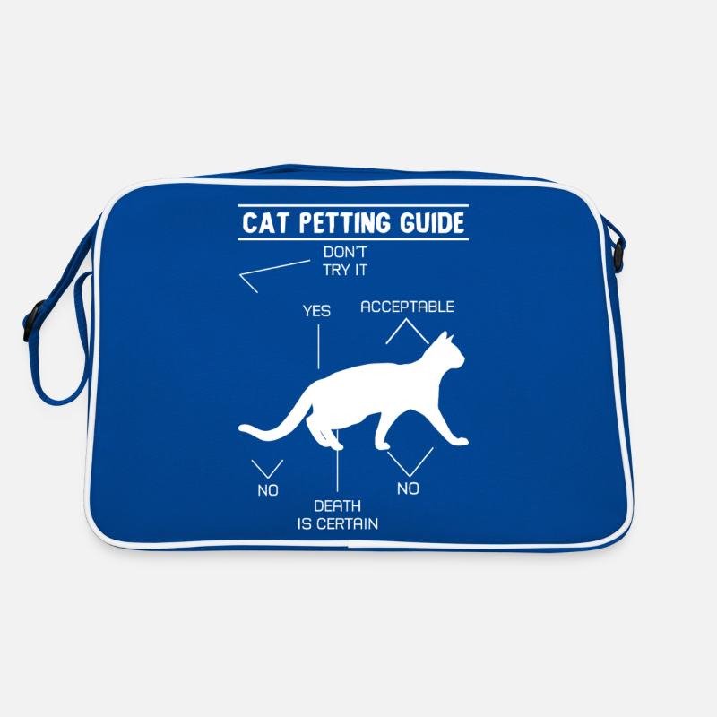 Cat Petting Guide Retro Bag