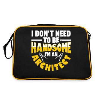 Architect - Retro Bag - black/gold - Back