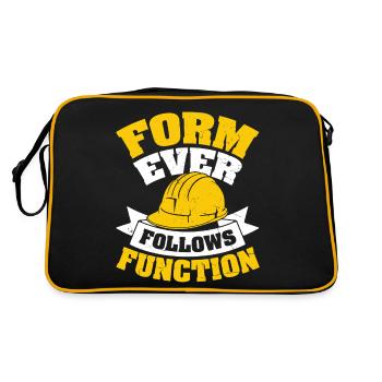 Architect - Retro Bag - black/gold - Back