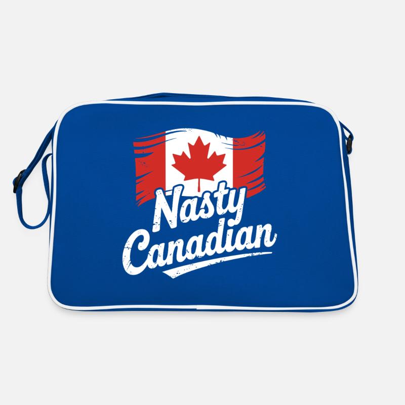 Méchant Canadien Drôle Canada Érable Coups de Coude Sac Retro
