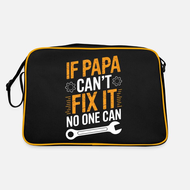 Funny Dad DIYer Saying Dad Retro Bag