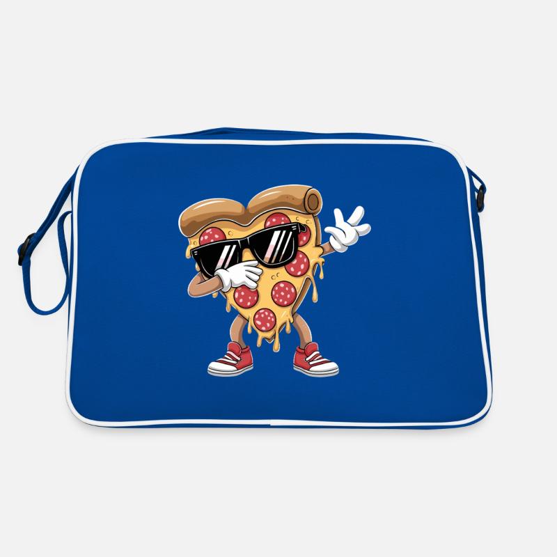 Cool Pizza Slice With Sunglasses Dabbing Retro Bag