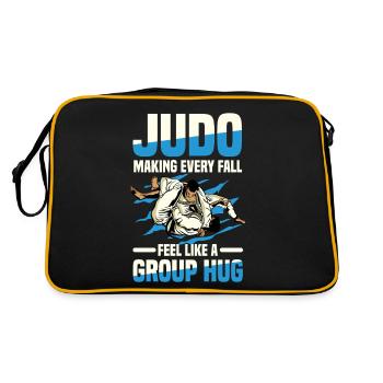 Le judo fait de chaque cas une étreinte de groupe - Sac Retro - noir/or - Dos