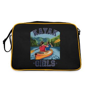 Kayak Girls Nature Adventure for Water Sports - Retro Bag - black/gold - Back
