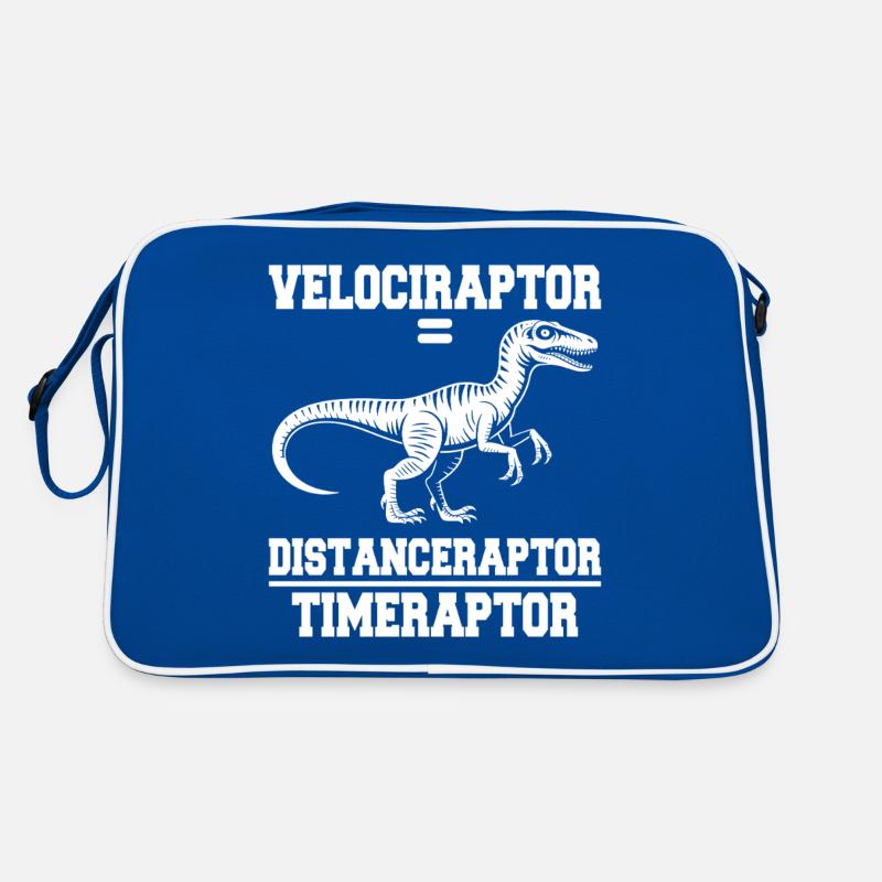 Velociraptor Distanceraptor Timeraptor Dinosaur Retro Bag