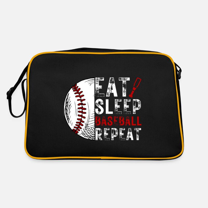 Drôle de baseball disant équipe de baseball Sac Retro