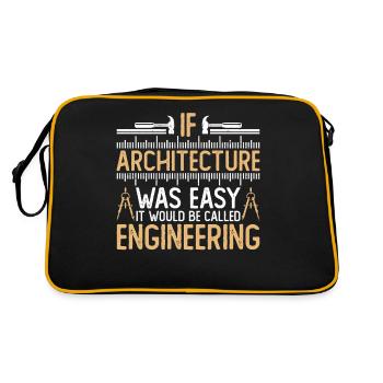 Architect - Retro Bag - black/gold - Back