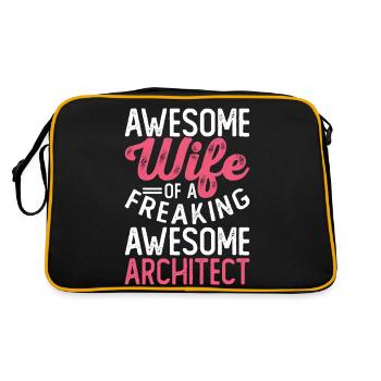 Architect - Retro Bag - black/gold - Back
