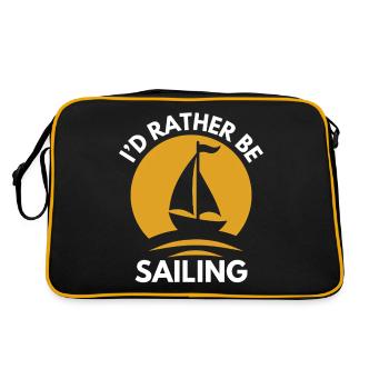 Voile Dicton Voile Humour Marin - Sac Retro - noir/or - Dos