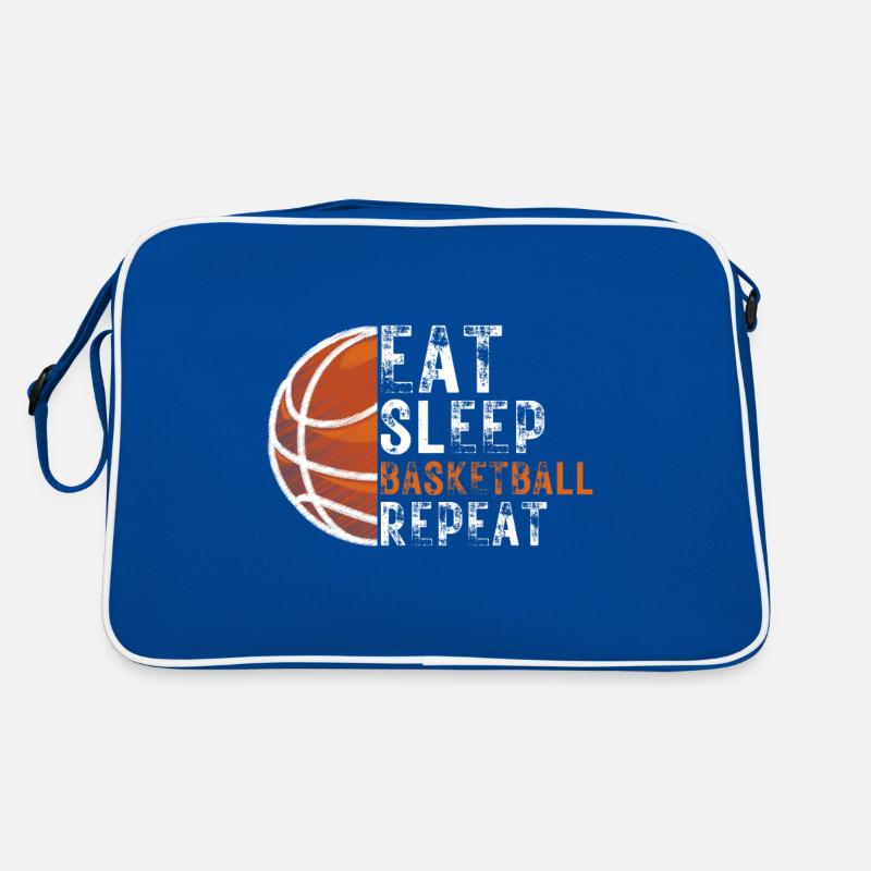 Manger dormir Basketball Répéter Sac Retro