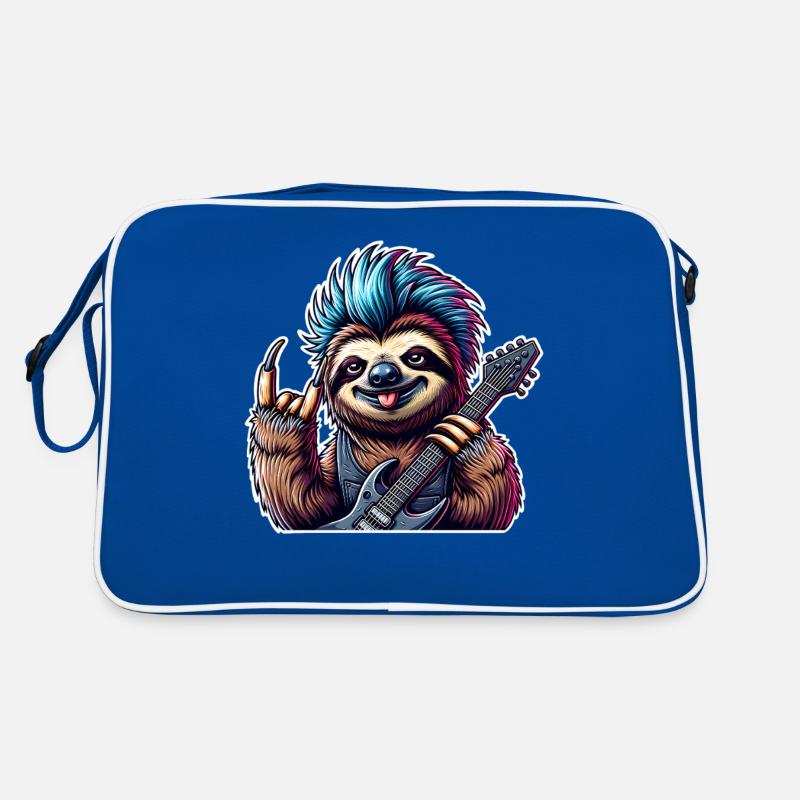 Faultier Rock and Roll Gitarrist Retro Tasche