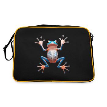 Des œuvres d’art fascinantes sur les grenouilles pour les amoureux de la nature - Sac Retro - noir/or - Dos