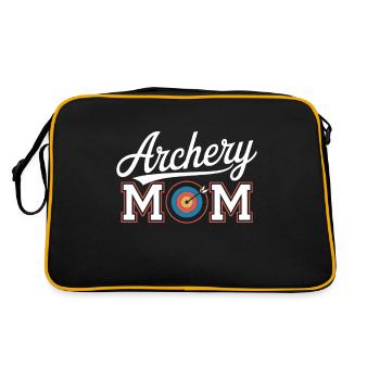 Archery Mom Target Arrow - Retro Bag - black/gold - Back
