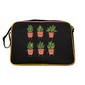 Planter - Sac Retro - noir/or - Dos