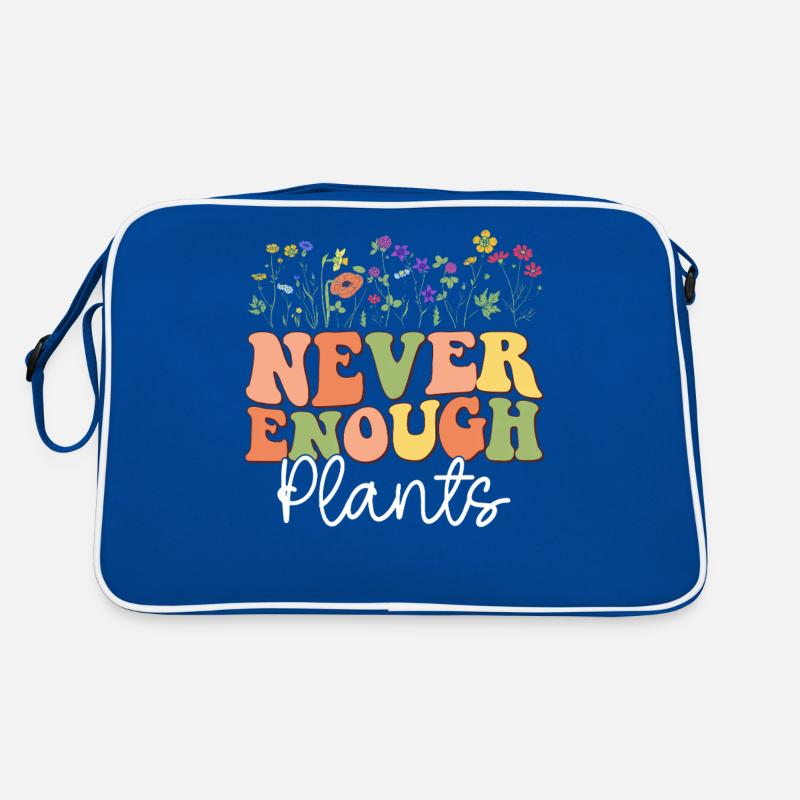 Never Enough Plants Retro Tasche