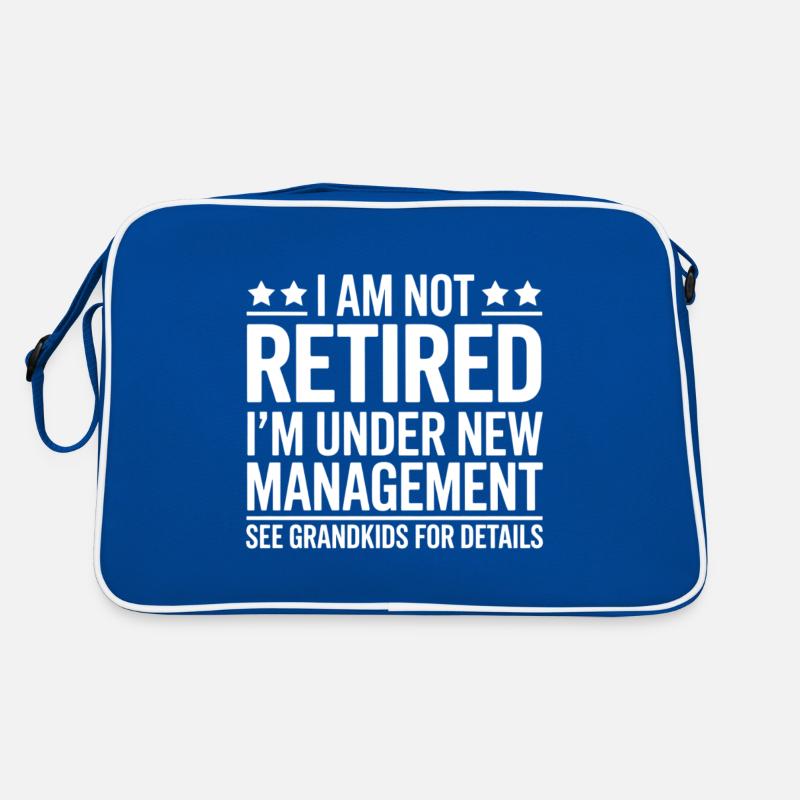 Funny Retirement Saying Grandson Retro Bag