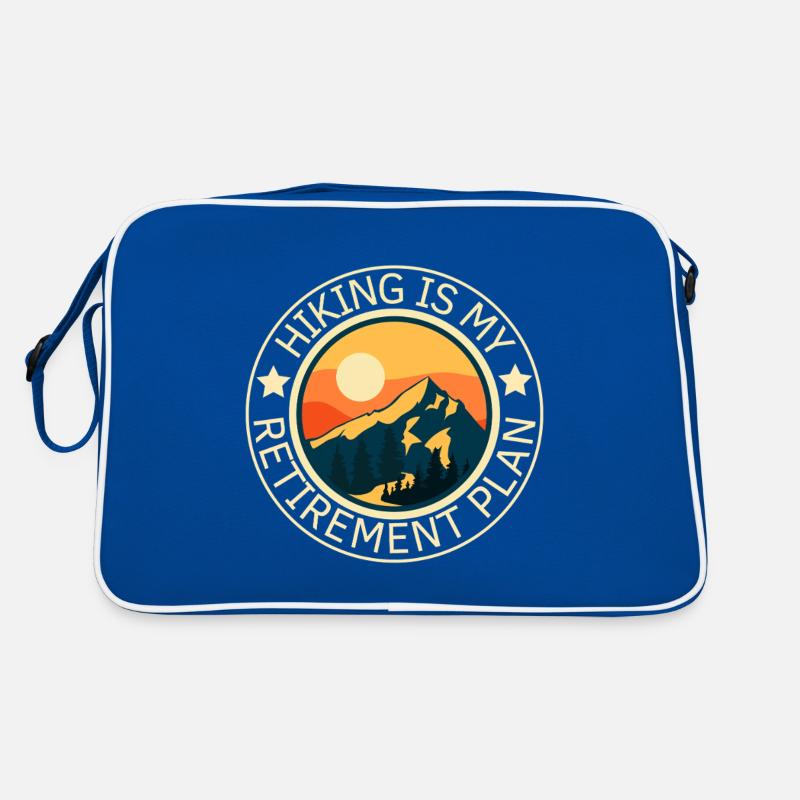Hiking is my retirement plan Retro Bag