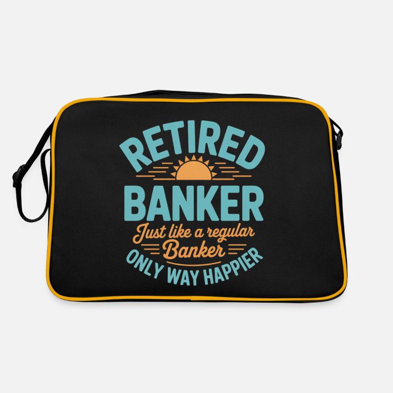 Banquier retraité Dire banquier Sac Retro