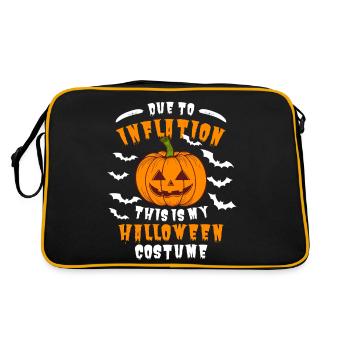 Inflation : le dicton d’Halloween - Sac Retro - noir/or - Dos