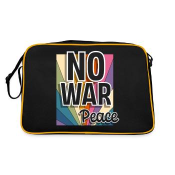 Paix Paix Liberté Pas de guerre - Sac Retro - noir/or - Dos