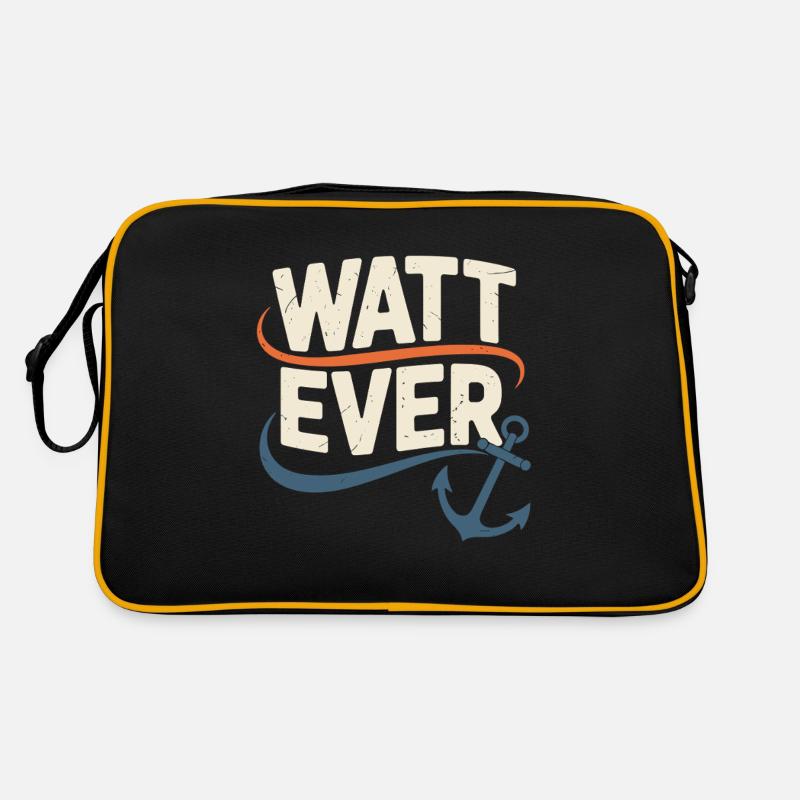 Watt Ever Motif d’ancre maritime Sac Retro
