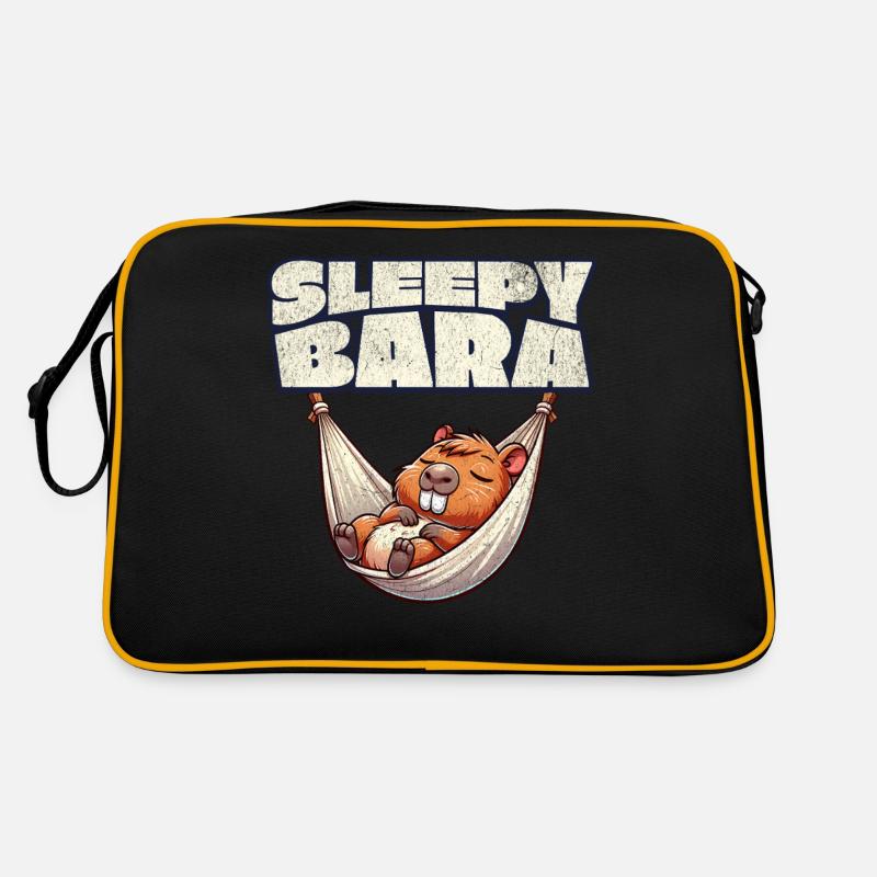 Capybara Sleepy Bara Retro Bag