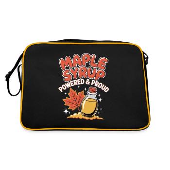 Les amateurs de sirop d’érable : un design puissant et fier pour - Sac Retro - noir/or - Dos