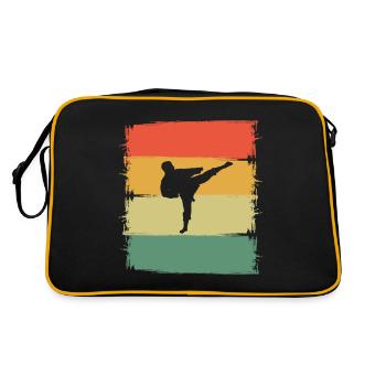 Karate - Retro Bag - black/gold - Back