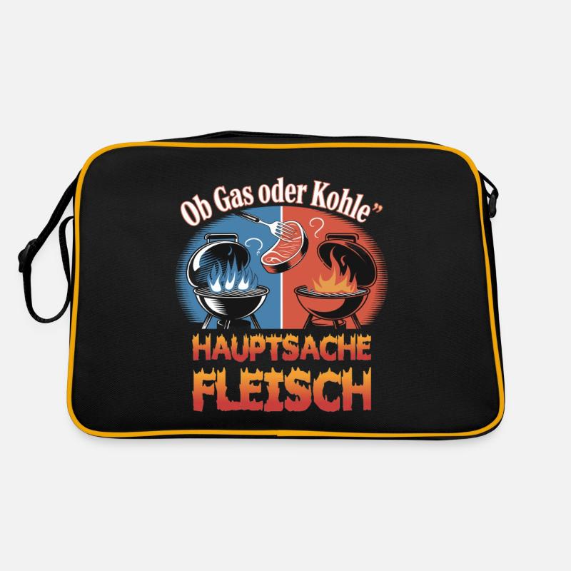 Whether gas or coal, the main thing is meat, grill Retro Bag