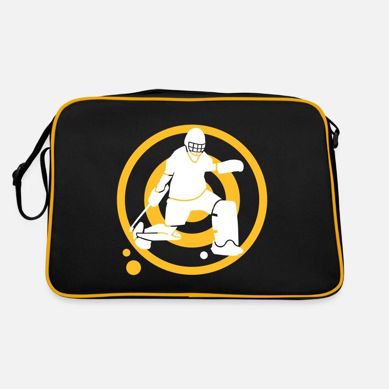 Goalie - Retro Tasche - Schwarz/Gold