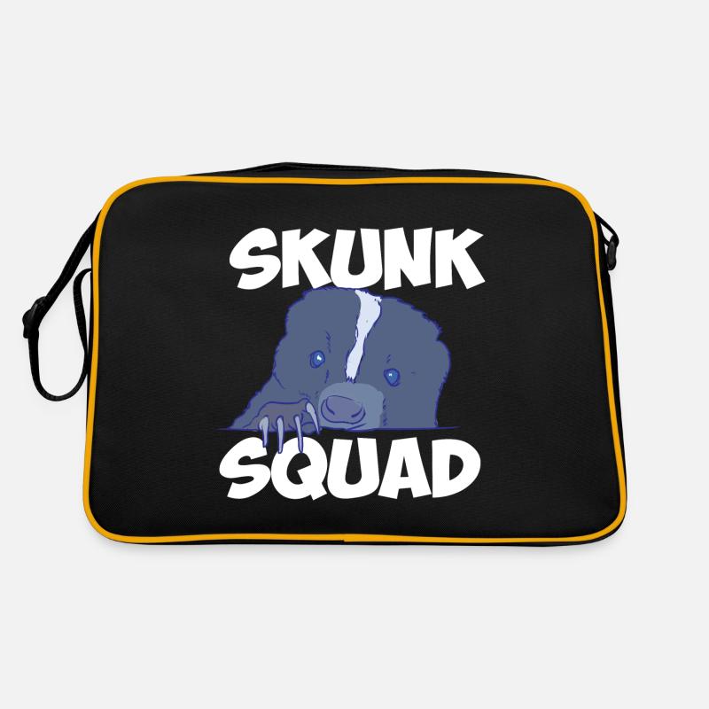 Skunk-Kader Retro Tasche