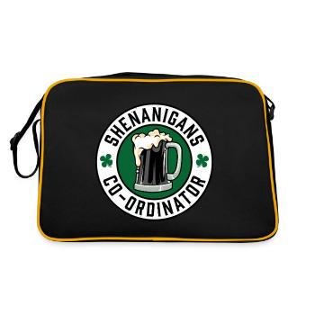 Shenanigans Coordinator - Retro Bag - black/gold - Back
