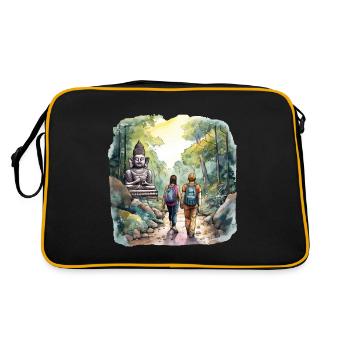 Lovers Jungle Adventure - Retro Bag - black/gold - Back