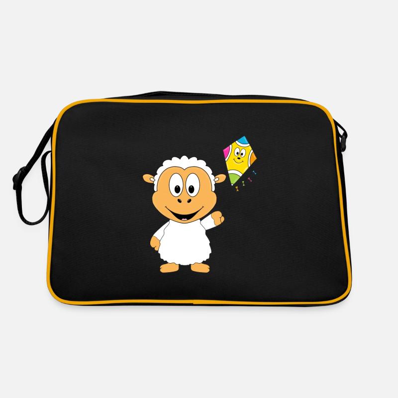 SCHAF - DRACHE - KITE - HERBST Retro Tasche