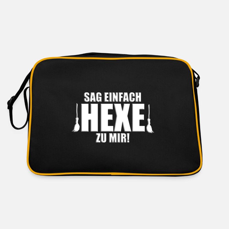 SAG EINFACH HEXE ZU MIR! - HALLOWEEN - HEXEN Retro Tasche