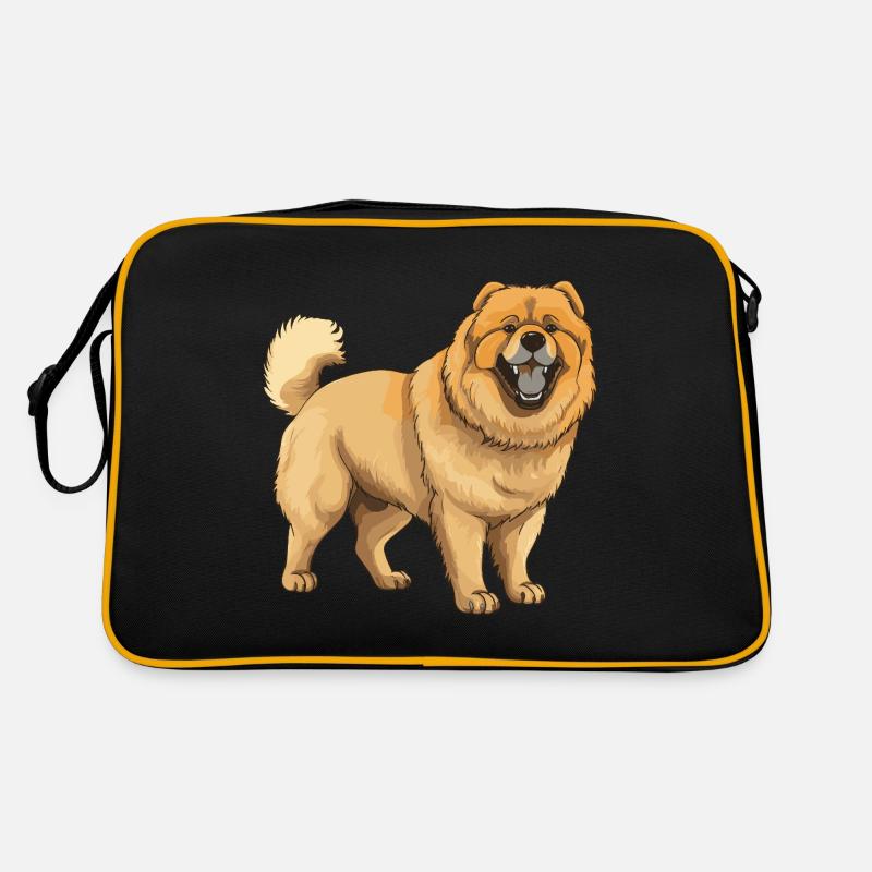 Chow Chow Hund Retro Tasche