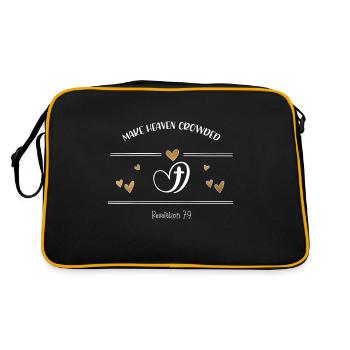 Christian Design Rendre le paradis bondé - Sac Retro - noir/or - Dos