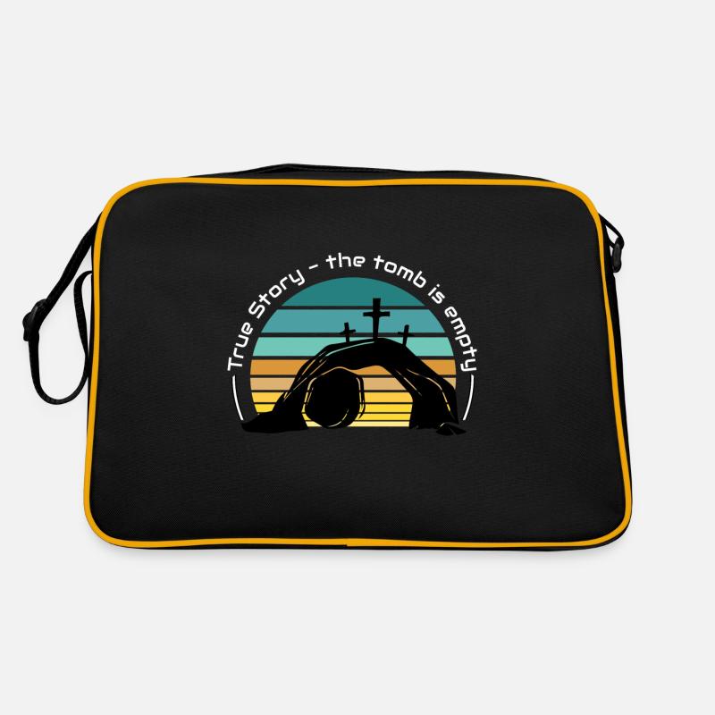 True Story the tomb is empty Retro Bag