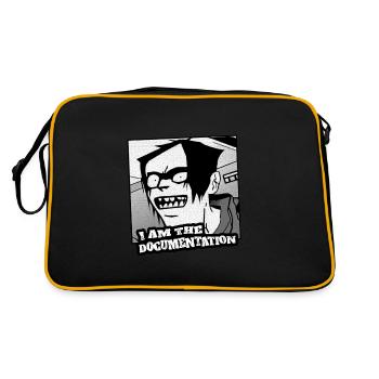 I am the documentation - Retro Bag - black/gold - Back