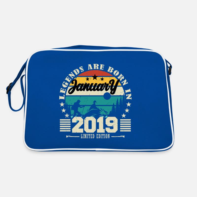 January 2019. Birthday gift January 2019. Retro Bag