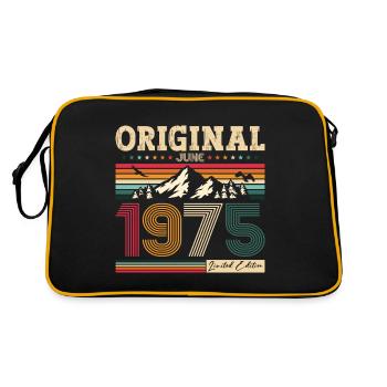 50e anniversaire Original juin 1975 Né en 1975 - Sac Retro - noir/or - Dos
