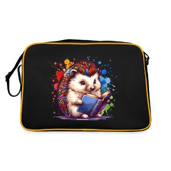 Read Hedgehog - Retro Bag - black/gold - Back