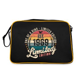 Birthday Gift 1969 Vintage 1969 Retro 1969 - Retro Bag - black/gold - Back