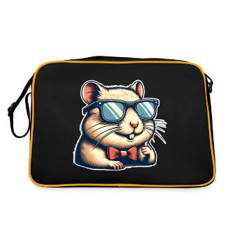 Hamster - Sac Retro - noir/or - Dos
