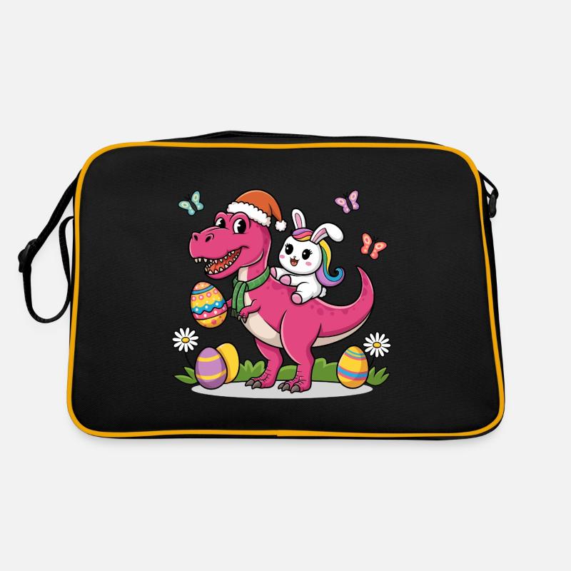 Easter Dinosaur Bunny Ears Easter Retro Tasche