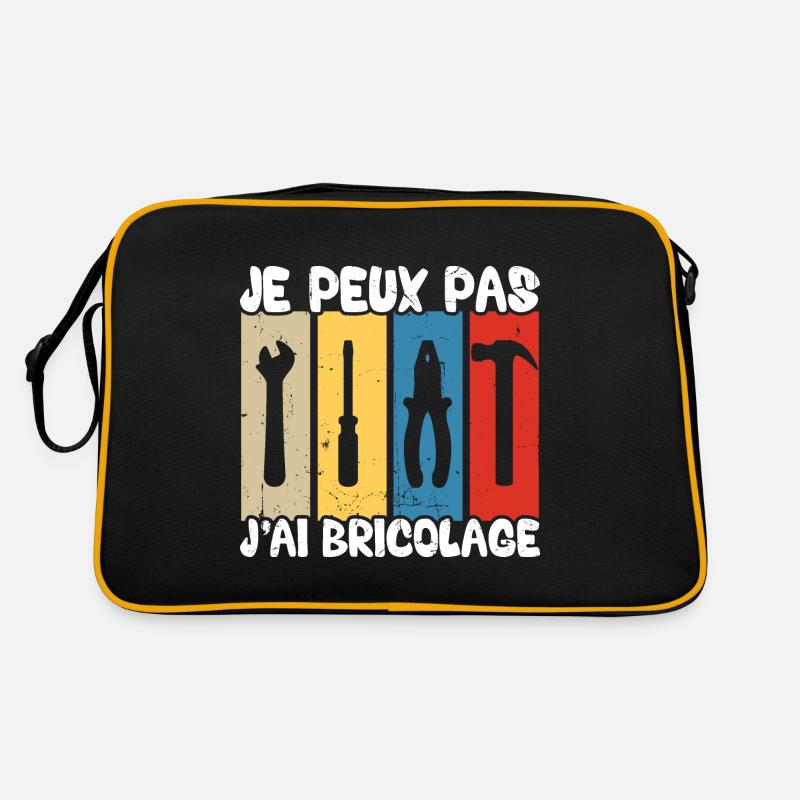 Je peux pas j'ai bricolage Sac Retro