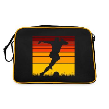 Joueurs de football - Sac Retro - noir/or - Dos