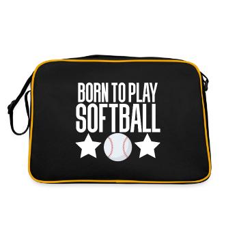 Softball - Retro Bag - black/gold - Back