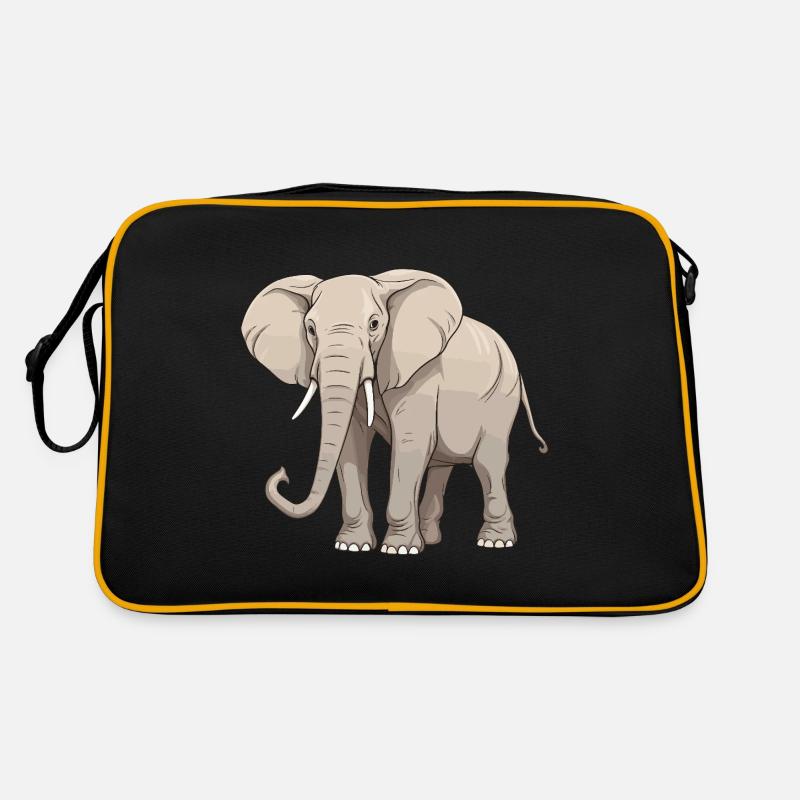 Elefant Tier Retro Tasche