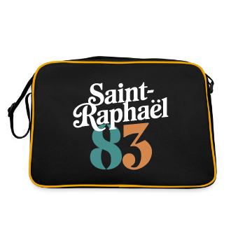 Saint-Raphaël 83 - Sac Retro - noir/or - Dos